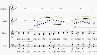 Hark! The Herald Angels Sing, Arthur Harris - Tenor I & II Practice Track