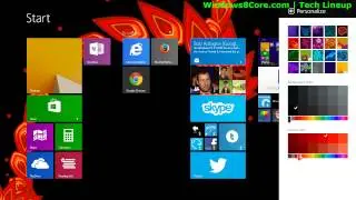 Demo: New & animated Start Screen backgrounds of Windows 8.1 RTM build 9600
