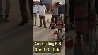 What is PQC Road Core Cutting#short#civil 🚧🚧🔥👷&zwj;♂️👷&zwj;♂️