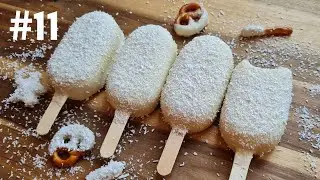 📍 Как приготовить пирожные ЭСКИМОШКИ / СДЕЛАЙ сам 🍭 Как приготовить вкусные эскимо рецепт