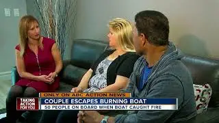 Couple aboard burning casino boat share their story of what happened