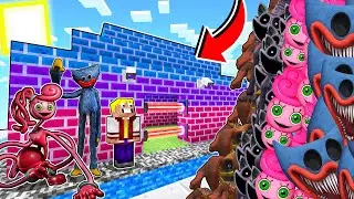 TODAS LAS BASES VS APOCALIPSIS DE LOS PERSONAJES DE POPPY PLAYTIME 3 EN MINECRAFT