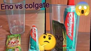 ENO VS COLGATE #eno experiments #eno science experiments #eno experiments shorts 🤔😱