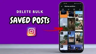 Как удалить сохраненные публикации в Instagram одновременно?
