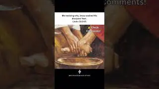 Wait&hellip; Why Did Jesus Wash Their Feet Like a Servant?! 😳🔥 (Check Comments!) #faith #jesus #bible