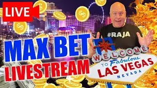 MASSIVE HIGH LIMIT SLOT PLAY! 🔴  LIVE JACKPOTS FROM LAS VEGAS!
