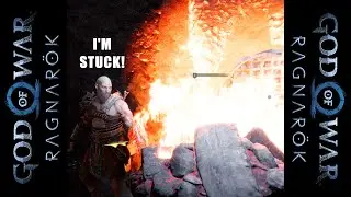 Kratos Gets Stuck In A Mining Rig | God of War Ragnarok Glitch #Shorts