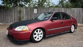 Bought a project car. Back in the Honda Game 96 Civic Sedan FOLLOW for updates 
