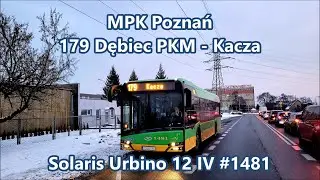 MPK Poznań - linia 179, Solaris Urbino 12 IV #1481