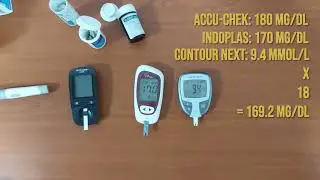 Glucometer Comparison: Accu-Chek Active/Indoplas Elite/Contour next EZ