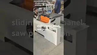 woodfung woodworking machines sliding table panel saw production