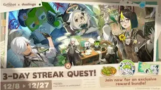 Free Genshin Redeem Code |The Genshin Impact &times; Duolingo collaboration  part-2 #freeprimogems