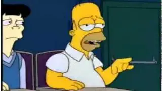 los simpsons - disculpe profesor cerebron