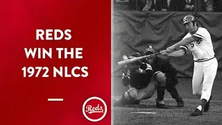 Johnny Bench homers, George Foster scores on a wild pitch as the Reds win the 1972 NLCS