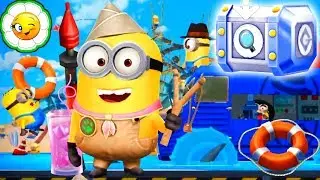 Гадкий Я: Minion Rush #56  Миньон Скаут, пляж, газировка и спасательные круги! 5-6 этап
