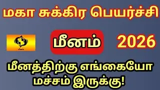 Meenam | மீனம் ராசிக்கு மச்சம் இனி வேலை செய்ய போகிறது| சுக்கிரன் தரும் ராஜயோக பலன்கள் இனி கிடைக்கும்