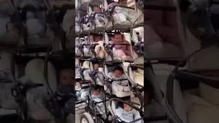 Some parents buy a stroller. Others&hellip; build a convoy. 👶 #parentinghumor #bigfamilyenergy #baby