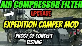 FMTV COMPRESSOR AIR FILTER for EXPEDITION CAMPERS #192