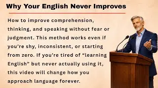 How to Create an English Environment | The Only Way to Speak Fluently | English Shock