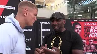 Johnny Nelson gives GREAT advice to Steve USSR Robinson ahead of his 4th Pro Fight!!