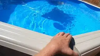 Above ground pool shut down! Tubieman style 😎 👌