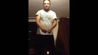 Drunk indian man fall down out of window #funny dance