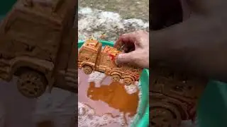 WADIDAU‼️From Muddy to Clean #shorts #toys  #asmrcleaning #viral