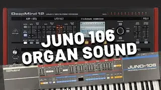 Juno-106 Organ Sound with Behringer DeepMind 12 [Synthesizer Demo] (No Talking)