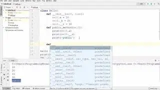 Private methods in Python | python tutorials