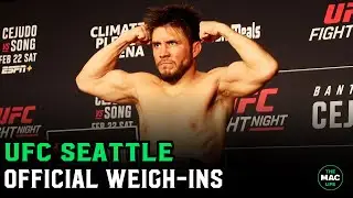 UFC Seattle: Official Weigh-Ins - Cejudo vs. Yadong