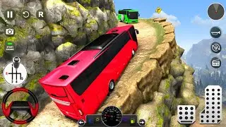 Fully Overload Passengers Bus Off Road Driving Bus Simulator Gameplay Video Part #20