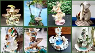 Best & unique Seashells waterfall Minister Craft & Diy Arrangement  ideas 2024