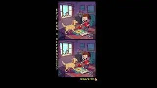 Look at these funny pictures and find 3 differences