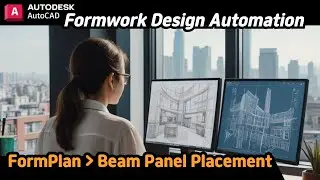 15. FormPlan, Beam Panel Placement | Formwork Design Solution for AutoCAD | Alform