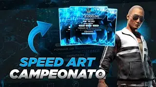 Speed Art Flyer Campeonato - Fake Designer