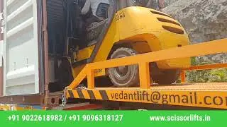 yard dock ramp container loading vedant lift 9022618982