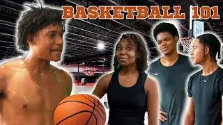 CALEB RICHARD TEACHES BASKETBALL 101😂🏀