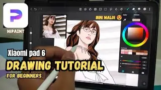 Drawing Tutorial For Beginners Using HiPaint 😍| Xiaomi Pad 6 🔥