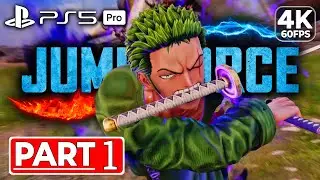 JUMP FORCE Story Mode Gameplay Walkthrough PART 1 FULL GAME [4K 60FPS PS5 PRO] - No Commentary