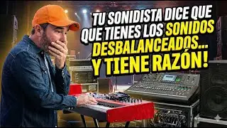 Tu sonidista te dice que tienes los sonidos desbalanceados, y tiene razon!