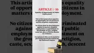 #easy notes of Right to equality #Article 14 to 18#landmark case laws#law #Constitution of India