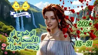 توقعات برج الجوزاء🫂من يوم 15-30 لعام 2026 م الوضوح او الانسحاب بلا رجعه🥰🥰🥰🥰