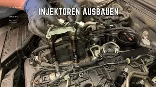 2.0 TDI Injektoren ausbauen ohne Spezialwerkzeug ohne Abzieher Audi VW