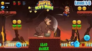 Super Uncle's World  Level 1-5  #games #gaming #gameplay #leadgamer