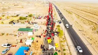 المسيرة الحسينية : هيئة سيد الشهداء : اليوم الثاني قضاء البطحاء - 9 صفر 1447 هج - 2025 م