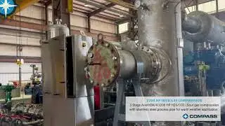 2200HP Sour Gas Compressor | Function Test | Houston, Texas
