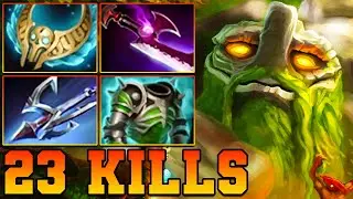 23 Kills Tiny Dota 2 !! Tiny Dota 2 Gameplay Guide Mid Lane 7.37 Carry Best Item Build 7.39