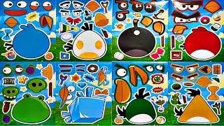 🌈Paper DIY🌈Angry Birds Sticker Collection | How to Customize Your Own Birds and Pigs&rdquo;