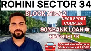 DDA FREEHOLD PLOTS SECTOR 34 BLOCK A1&A2 l SALE-PURCHASE l NEAR UER 2 l NEW PRICE UPDATE l 