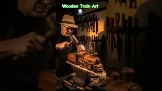 लकड़ी से बनी Handmade Train 🚆 | Wooden Train Making by Skilled Artisan